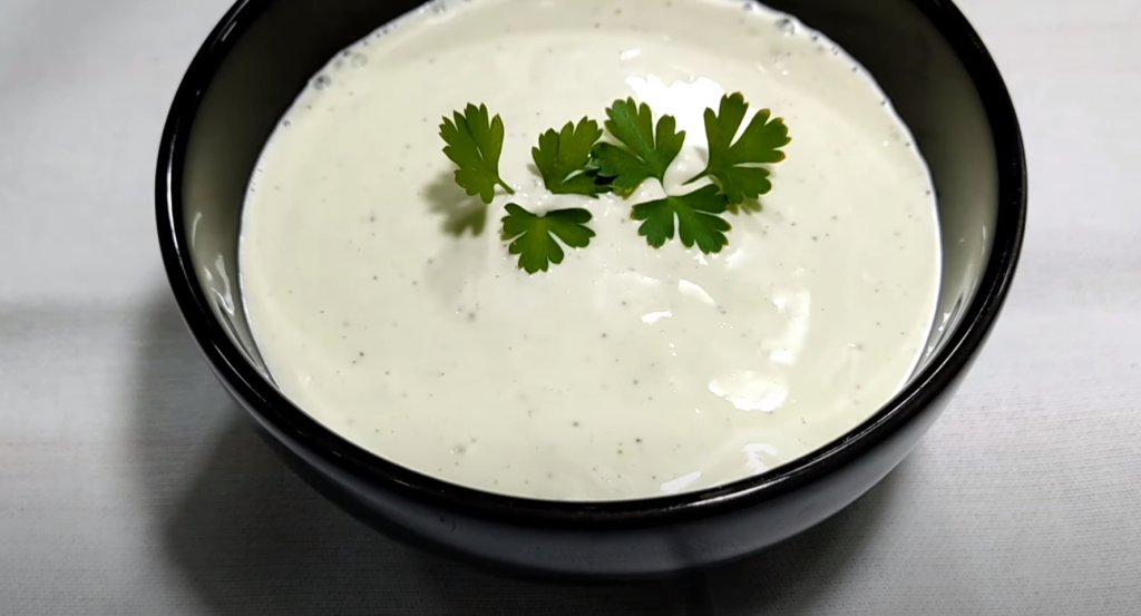 Creme de Alho com Creme de Leite