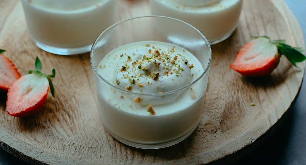 mousse de chocolate branco