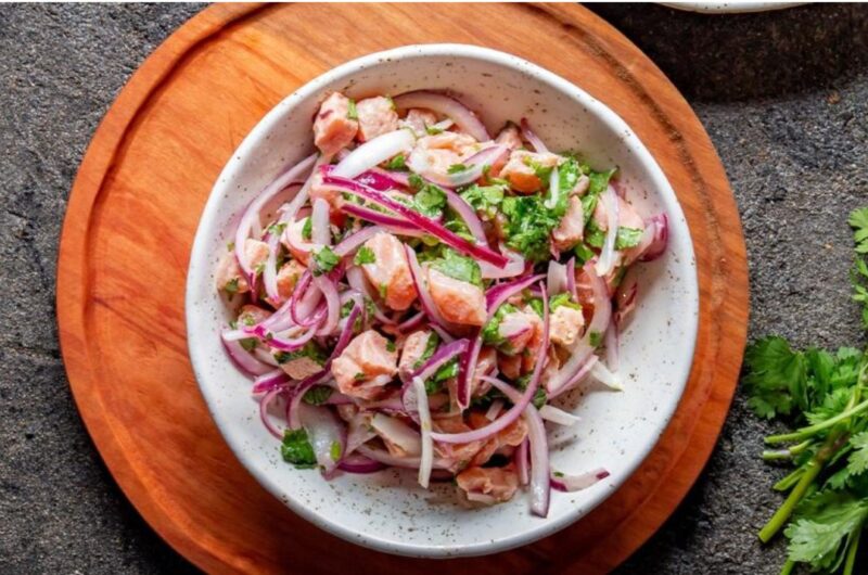 Ceviche De Salmao – Um lanche ideal para o verão